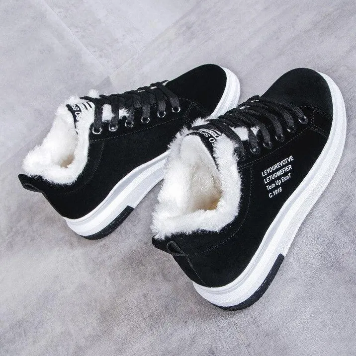 Warm winter trainers for women