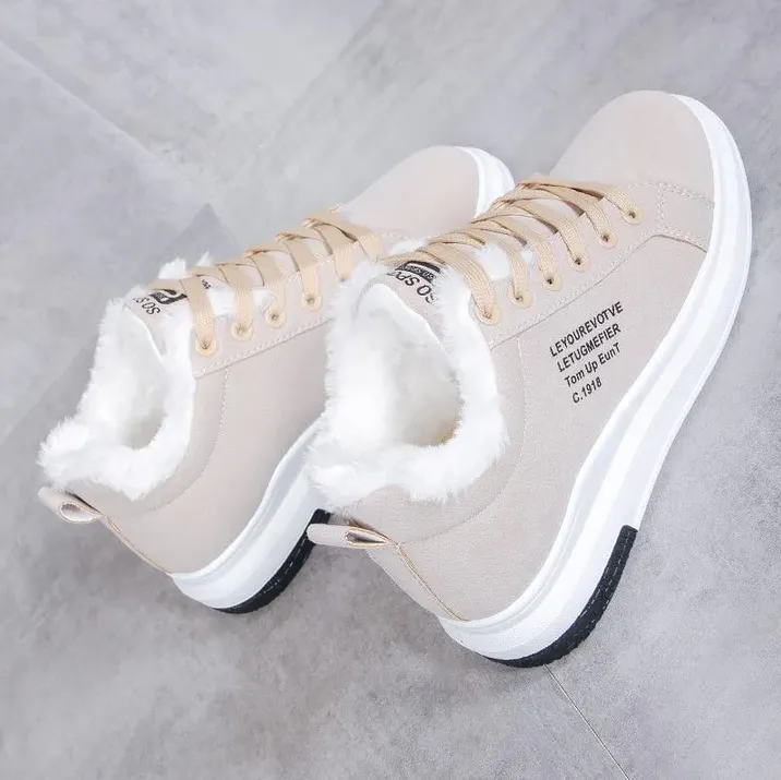 Warm winter trainers for women