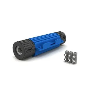 Wiska SH6801BW SHARK 190x60x48mm, IPX8 Pre-filled Gel Joint Suitable for 1.5-6mm 3 Core SWA, Blue