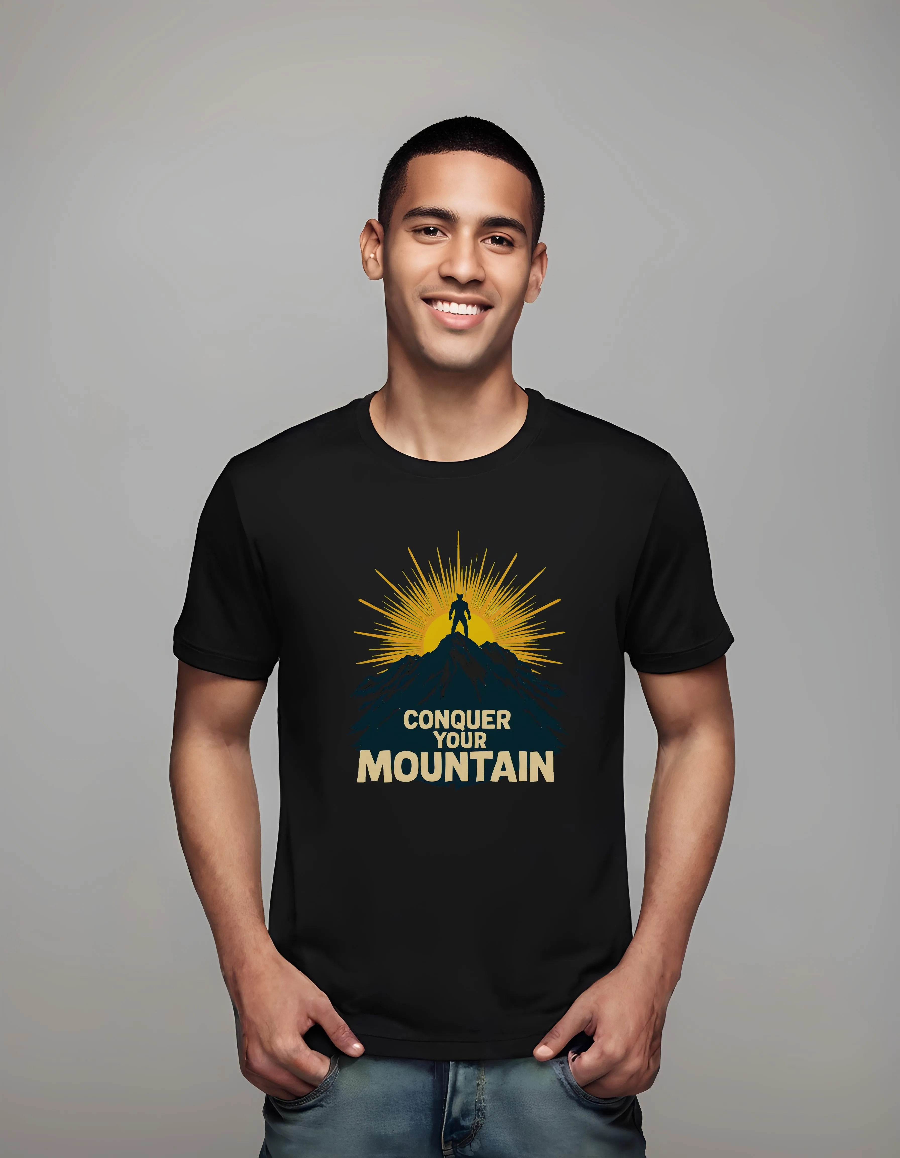 Wolverine Conquer Your Mountain Design | Classic T-Shirt (Unisex)