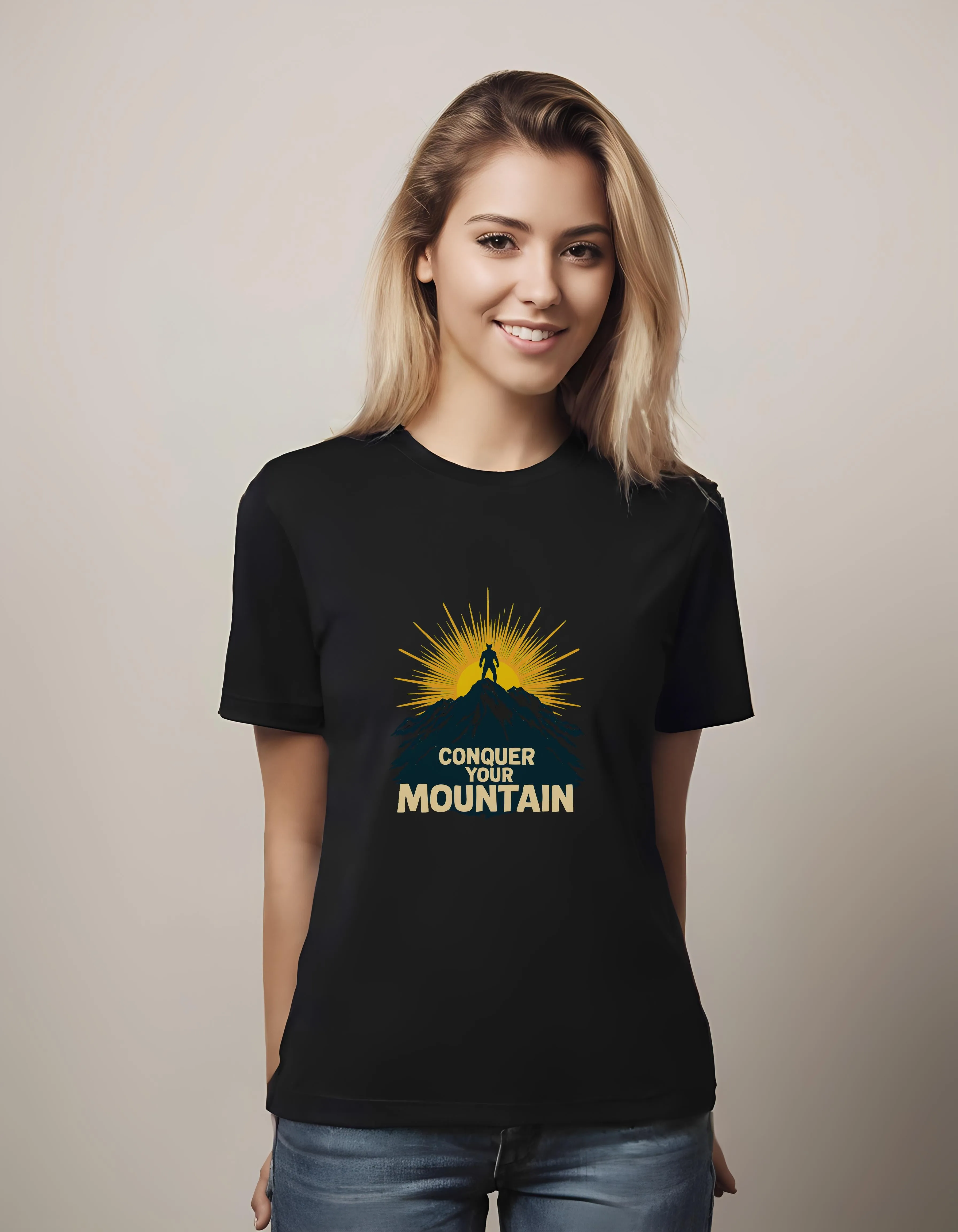 Wolverine Conquer Your Mountain Design | Classic T-Shirt (Unisex)