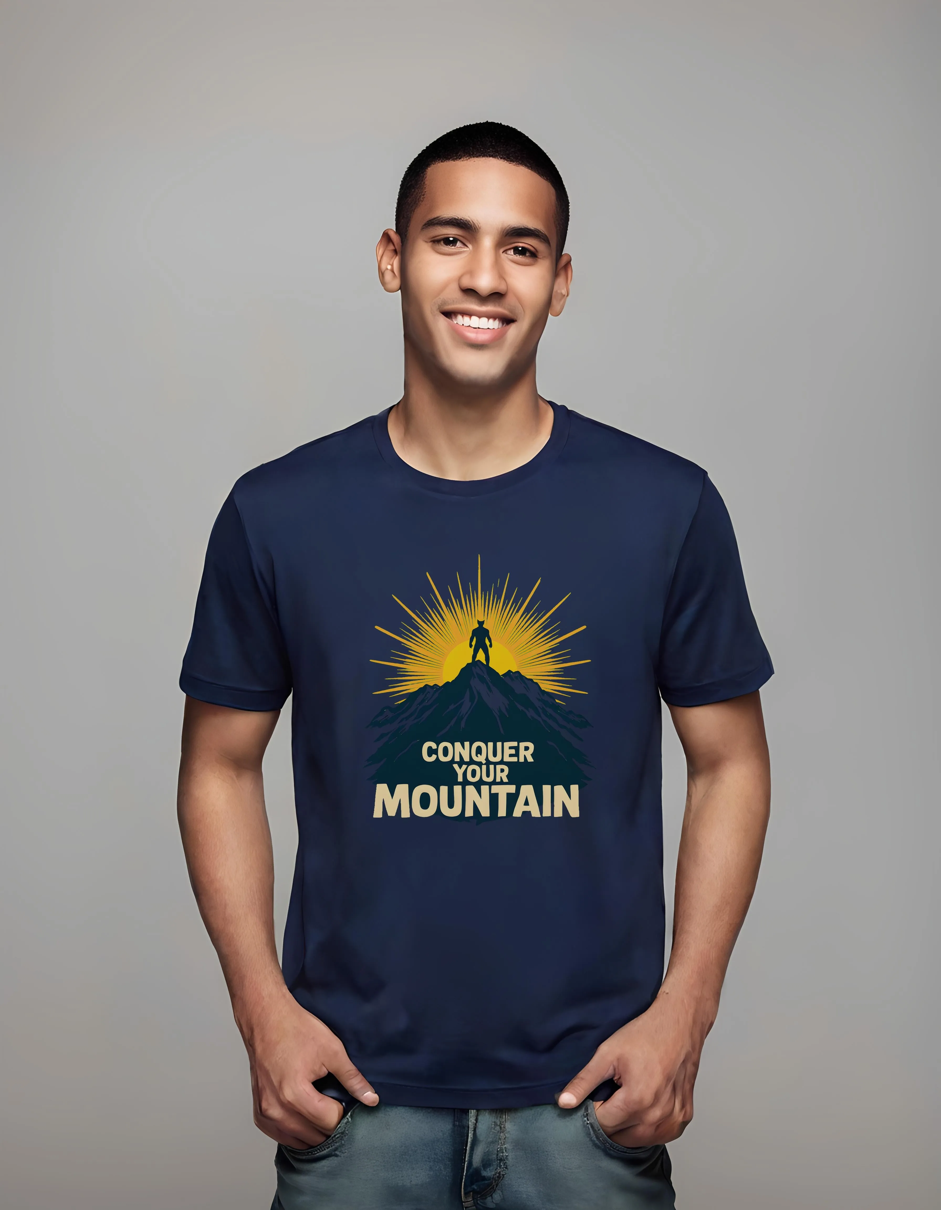 Wolverine Conquer Your Mountain Design | Classic T-Shirt (Unisex)