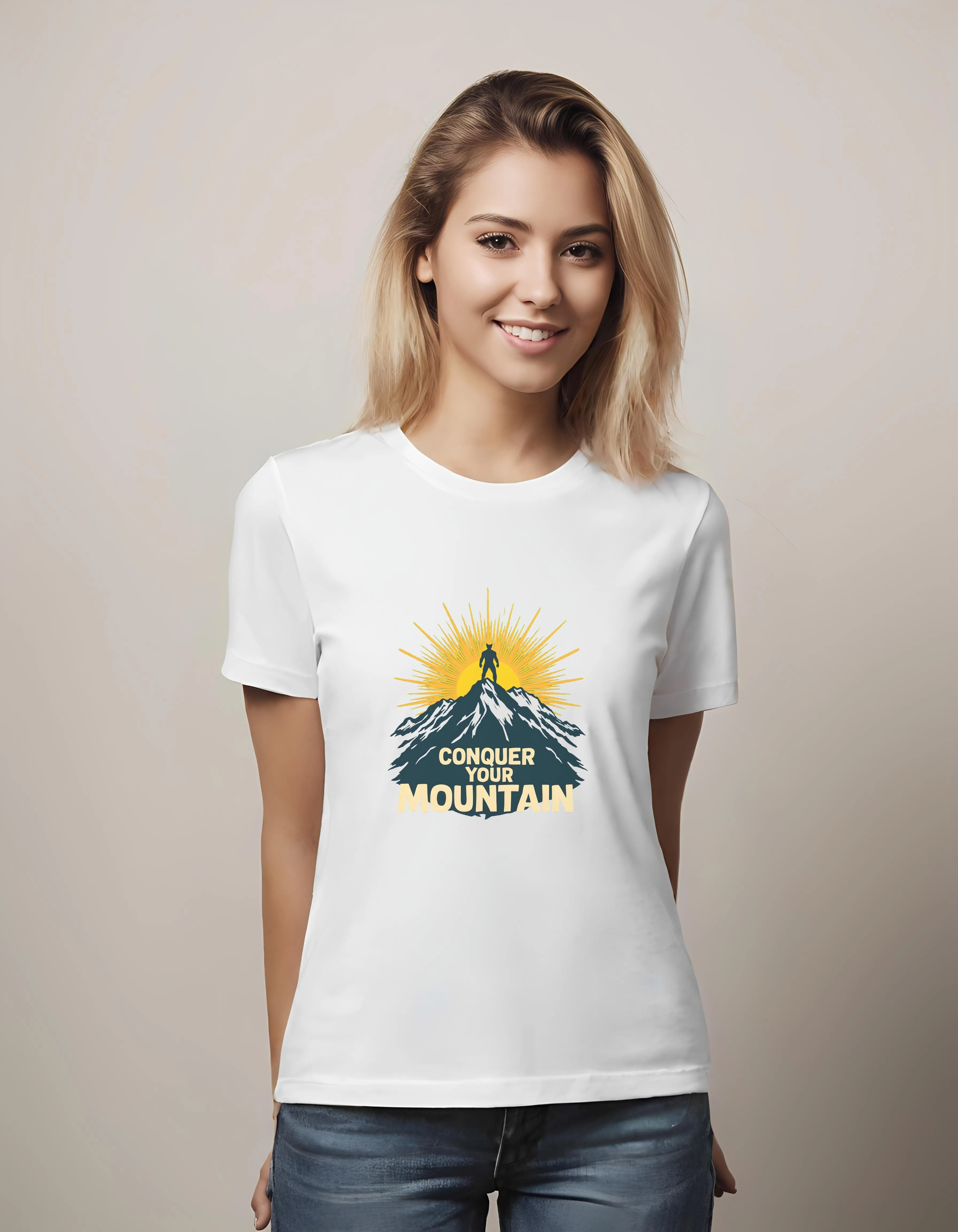 Wolverine Conquer Your Mountain Design | Classic T-Shirt (Unisex)