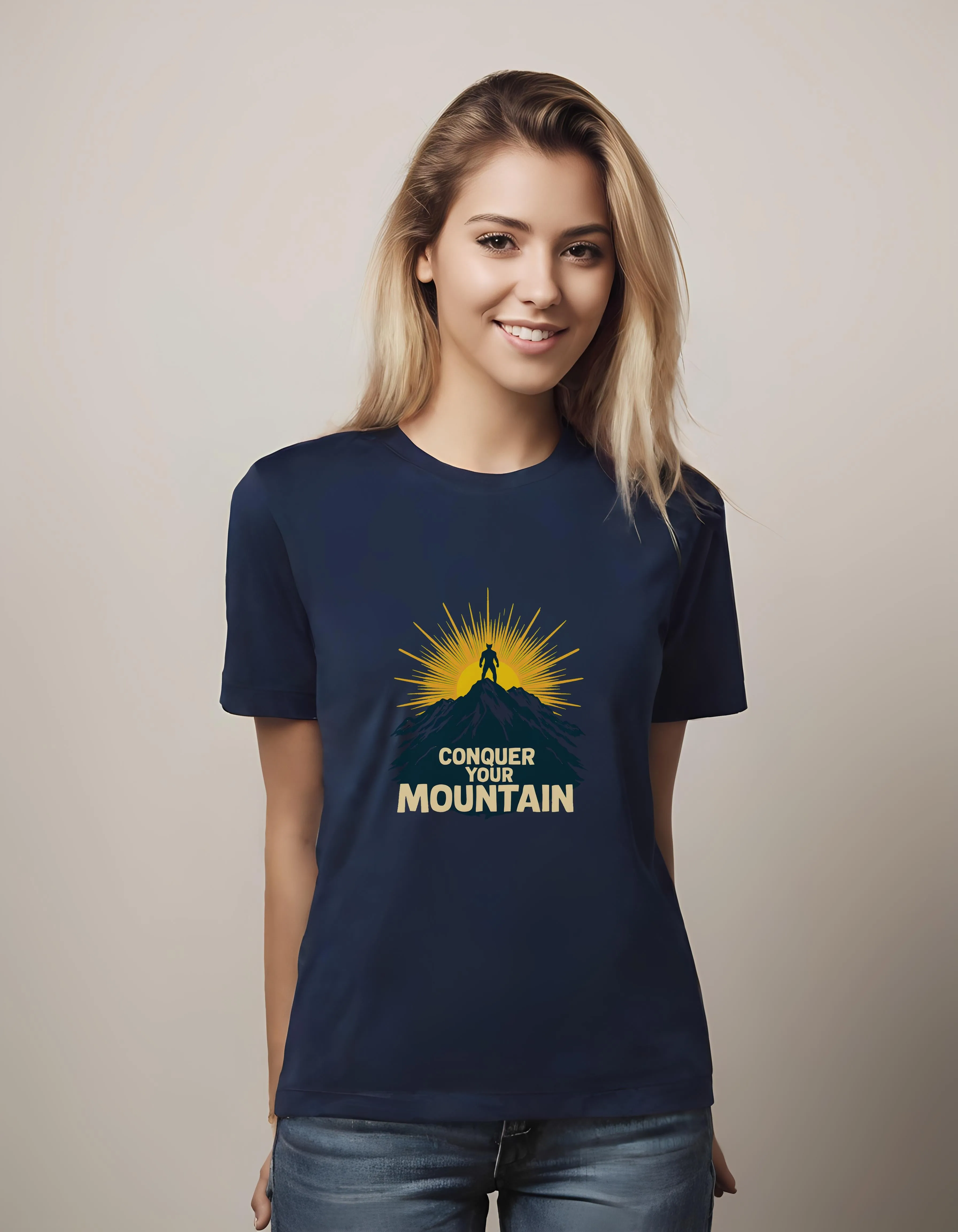 Wolverine Conquer Your Mountain Design | Classic T-Shirt (Unisex)