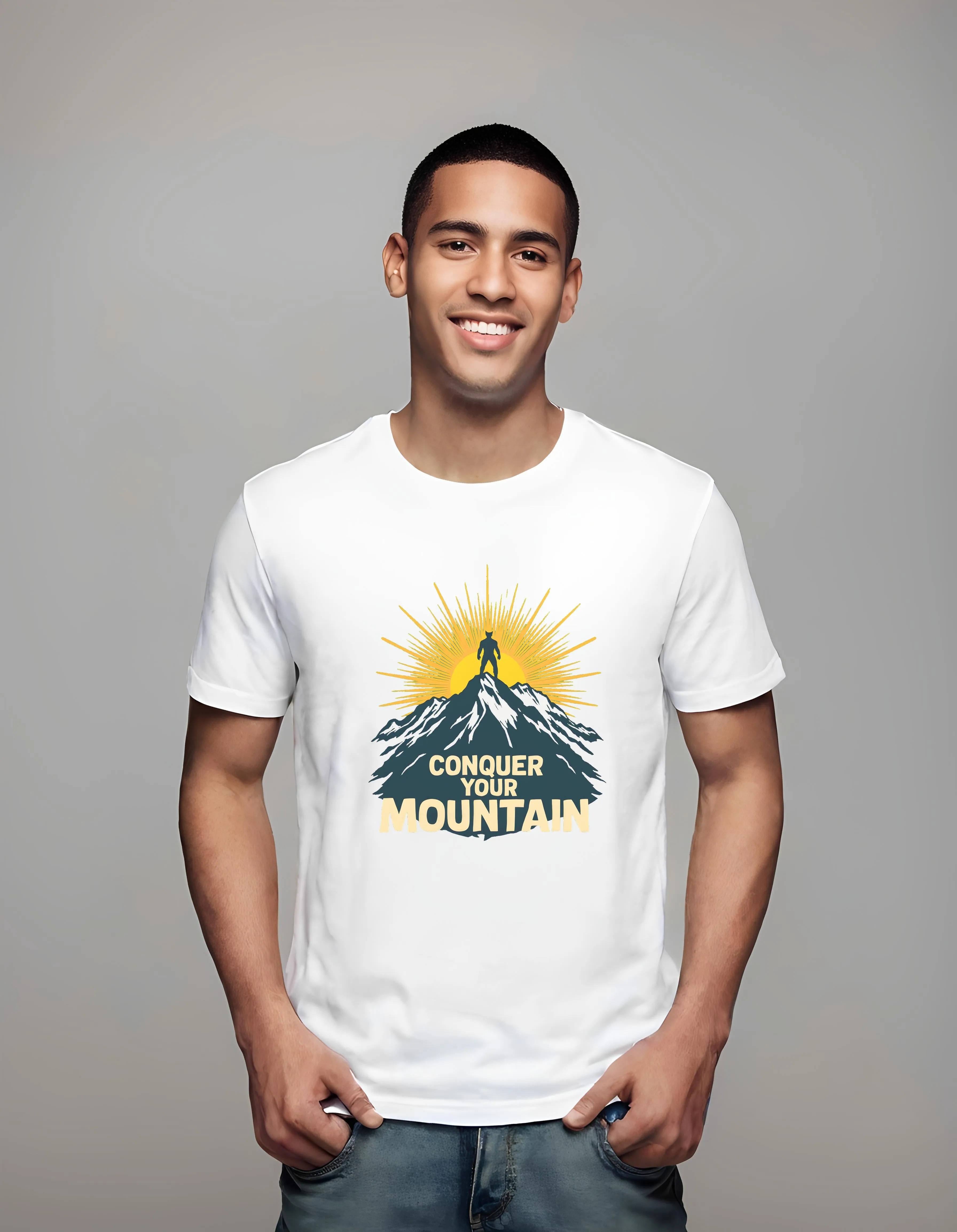 Wolverine Conquer Your Mountain Design | Classic T-Shirt (Unisex)