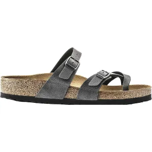 Women's Birkenstock Mayari Anthracite Birko-Flor Pull Up