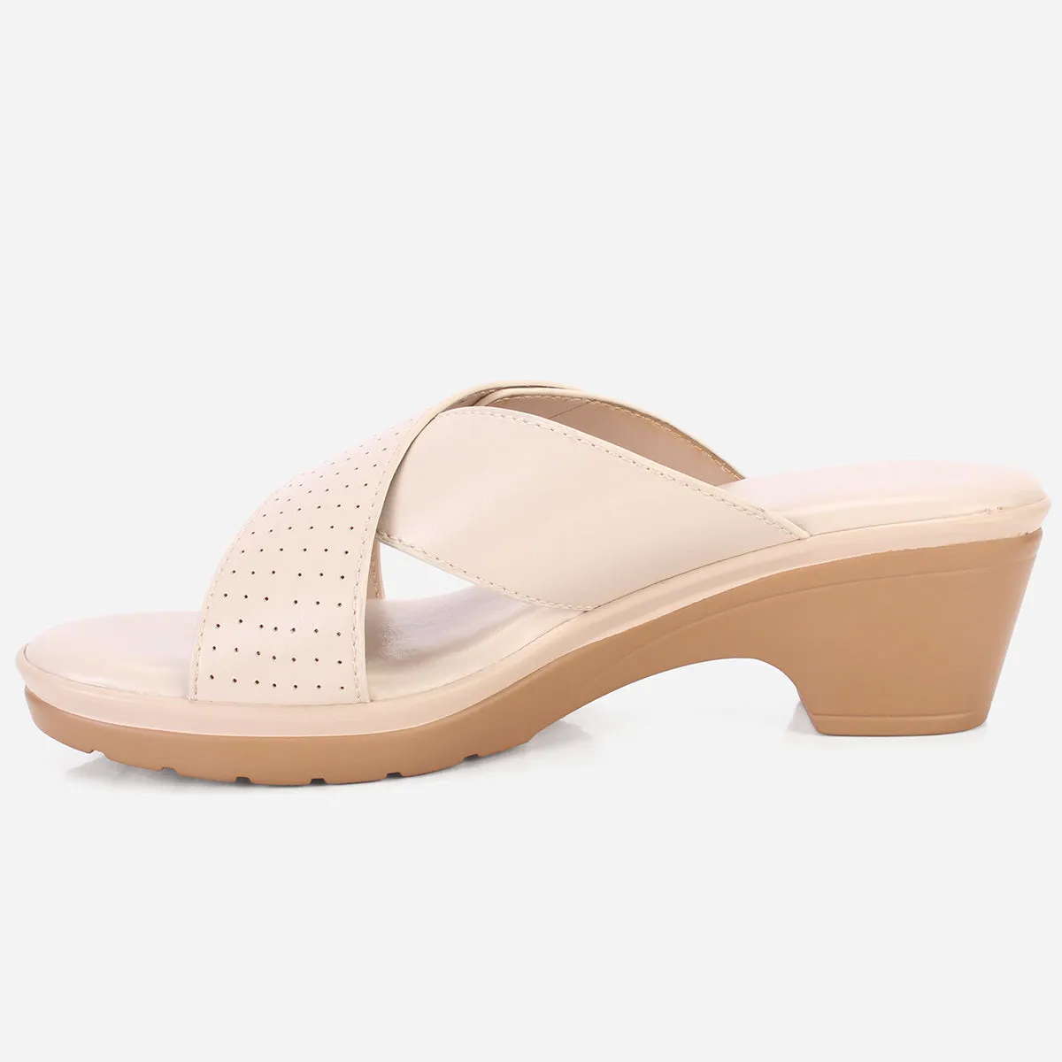 Womens "ALONDRA" Comfy Wedge Slip Ons Sandals