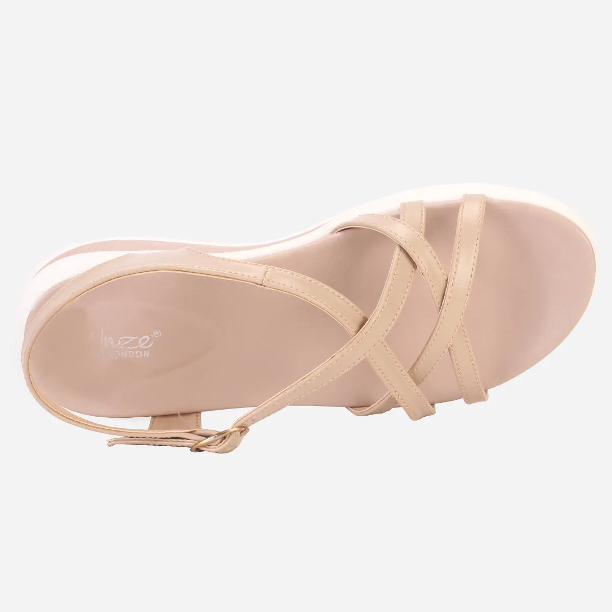 Womens "AURORA" Crisscross Straps Comfy Sandals