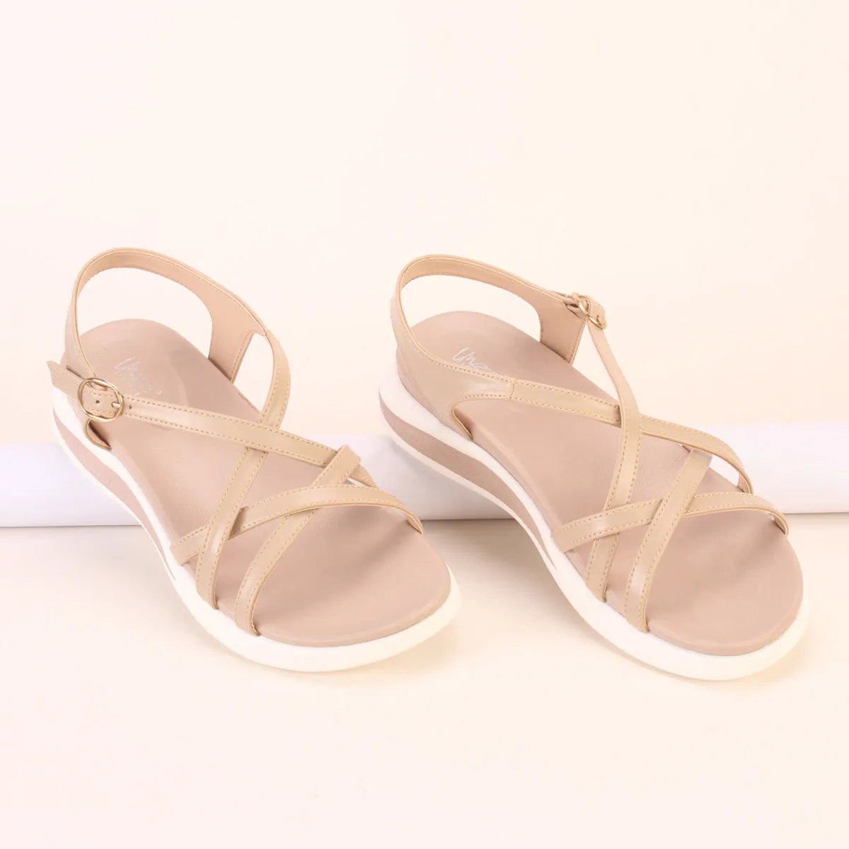 Womens "AURORA" Crisscross Straps Comfy Sandals