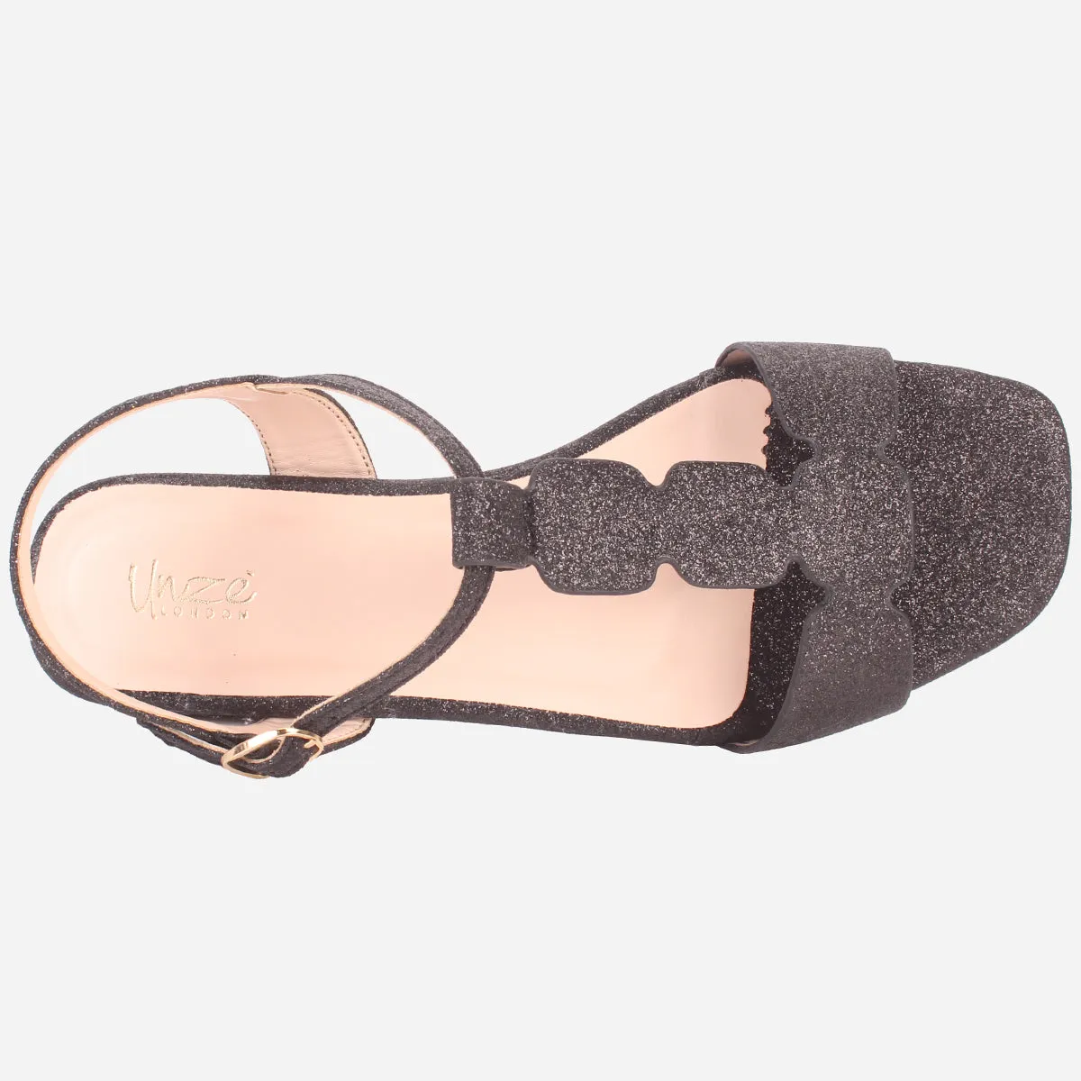 Womens "BENNU" Shimmery Summer Sandals