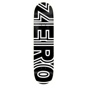 ZERO BOLD BLACK WHITE DECK 7.75