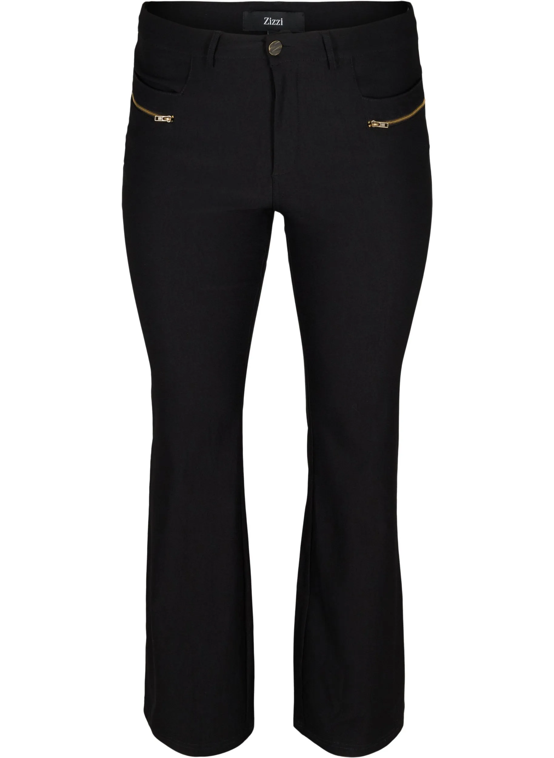 Zizzi Eva Bootcut Jeans in Black