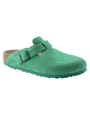 Zueco Boston Suede Leather Bold Green