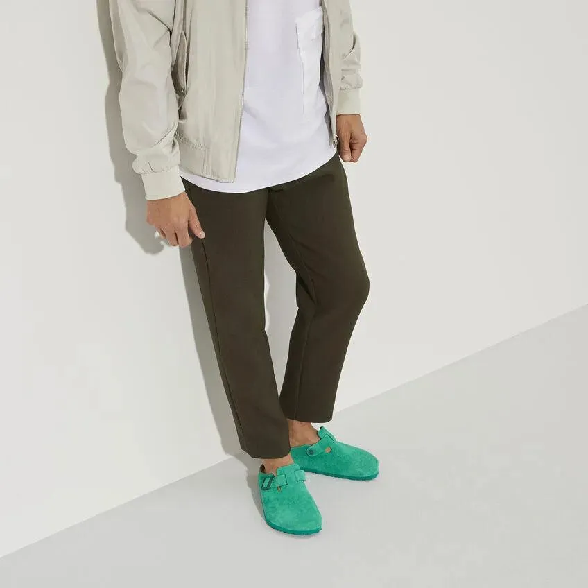 Zueco Boston Suede Leather Bold Green