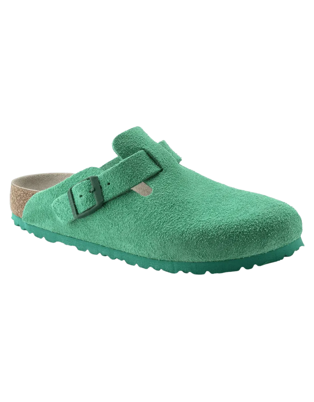 Zueco Boston Suede Leather Bold Green